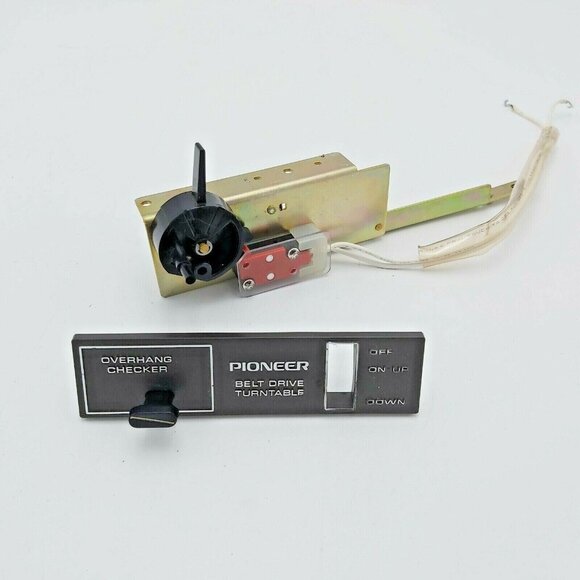 Pioneer PL-12D Function Lever Assembly PXM-005-D With Name Plate PAM-004-0 - Picture 6 of 9